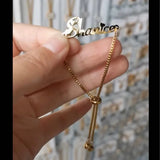 DOREMI Name Bracelets For Women Girls Adjustable Bracelet Personalized