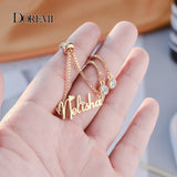 DOREMI Name Bracelets For Women Girls Adjustable Bracelet Personalized