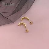 DOREMI Name Hoop Earrings by Caitlyn Minimalist