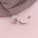 DOREMI Name Hoop Earrings by Caitlyn Minimalist