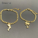 Egyptian Queen Nefertiti Anklet Coconut Tree Foot Chain Jewelry
