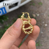 Doremi Mini 18mm Name Earrings for Kids & Women