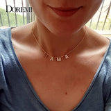DOREMI Name Necklace Pendant Necklace for Women Chain Necklaces Personalized