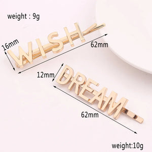 Personalized Name Hair Clip - DOREMI Stainless Steel