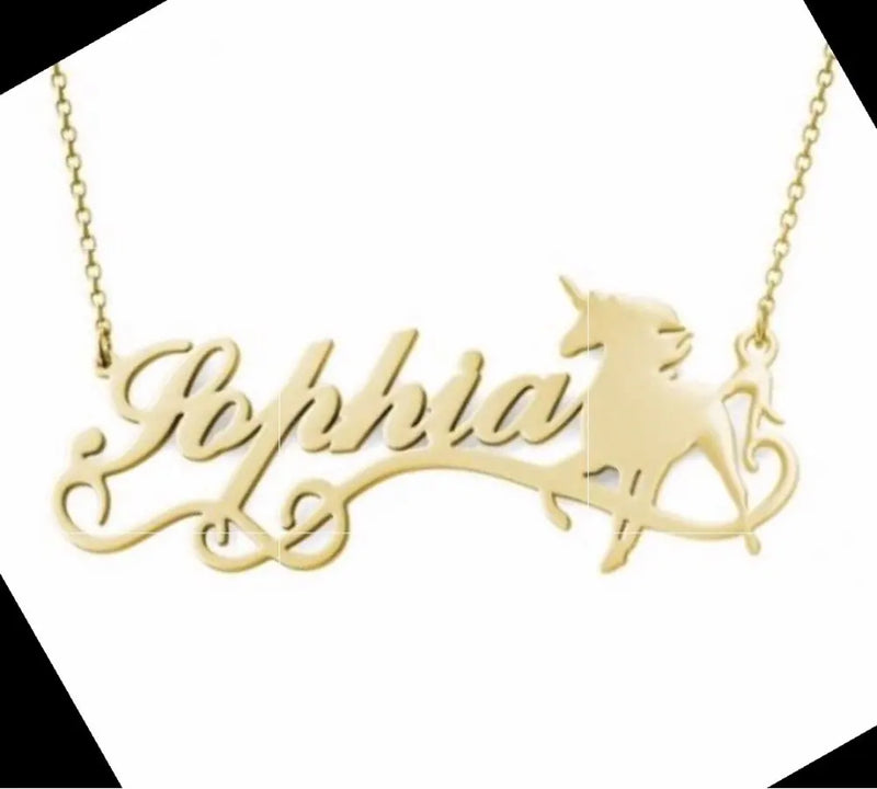 DOREMI Name Necklace for Women Stainless Steel Mother's Gift