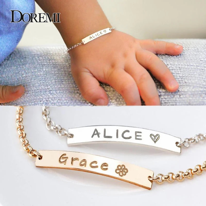 DOREMI Stainless Steel Bracelet Women Child Bangle