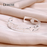 Custom Stainless Steel Name Bangle ID Bracelet