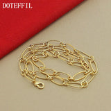 24k Necklace 18in Chain Wedding Jewelry