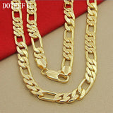 8mm Chain Link Necklace 22-Inches Wedding Jewelry