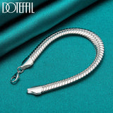 925 Silver 10mm Snake Chain Bracelet