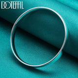 925 Silver 10mm Bracelet Bangles Wedding Engagement Party Jewelry