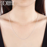 925 Silver 10pcs 16-30 Inch 1.2mm Snake Chain Necklace Jewelry