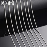 925 Silver 10pcs 16-30 Inch 1.2mm Snake Chain Necklace Jewelry