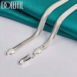 925 Silver Flat Snake Chain Necklace 6mm