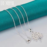 925 Silver Tree Pendant Necklace 18-30 Inch Chain