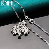 925 Silver Tree Pendant Necklace 18-30 Inch Chain