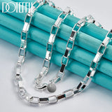 925 Sterling Silver 18 Inch Box Chain Necklace Wedding Jewelry