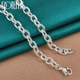 925 Silver Clover Pendant Necklace 18" Chain