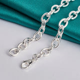 Sterling Silver Star Pendant Necklace 18 Inch Chain