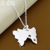 925 Sterling Silver Butterfly Pendant Necklace for Women Wedding Charm Jewelry