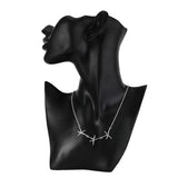 925 Silver Starfish Pendant Necklace for Women Wedding Party