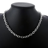 925 Silver Circle Necklace 18 Inches TO Chain