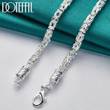 925 Silver 20" Faucet Chain Necklace Wedding Charm Jewelry