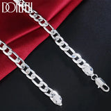 925 Silver 20" Classic Chain Necklace Wedding Party Charm Jewelry