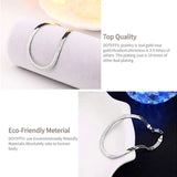 925 Silver 4MM Snake Chain Bracelet Charm Gift Wedding Jewelry