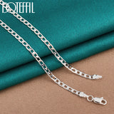 925 Silver 4mm Chain Necklace 16-30 Inch
