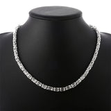 925 Silver 5mm 20" Chain Necklace Wedding Party Jewelry