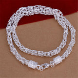925 Silver 5mm 20" Chain Necklace Wedding Party Jewelry