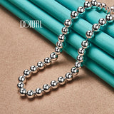 925 Silver 6mm 18" Ball Chain Necklace Wedding Jewelry