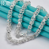 925 Silver 7mm Chain Necklace Men Women Party Jewelry