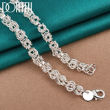 925 Sterling Silver 7mm Chain Necklaces For Men Women