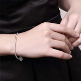 925 Sterling Silver 8 Inch Snake Chain Bracelet for Women