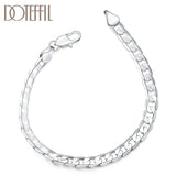925 Silver 8m Bracelet Women Wedding Jewelry