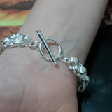 925 Silver Bracelet Snake Chain Screw Fit European Silver Charms DIY Gift