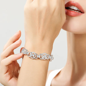 925 Silver Bracelet Snake Chain Screw Fit European Silver Charms DIY Gift