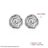 925 Silver Roses Stud Earrings for Women - High Quality Jewelry