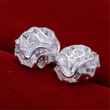 925 Silver Roses Stud Earrings for Women - High Quality Jewelry