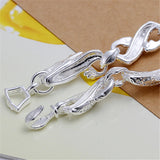 925 Silver Dragon Chain Bracelet Charm Wedding Engagement Jewelry