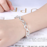 925 Silver Dragon Chain Bracelet Charm Wedding Engagement Jewelry