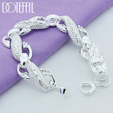 925 Silver Dragon Cuff Bracelet Wedding Party Jewelry