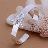 925 Silver Dragonfly Bangle Bracelet for Women