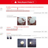 925 Silver Firework Coral Ring Wedding Engagement Jewelry