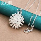 925 Silver Firework Flower Set Charm Jewelry