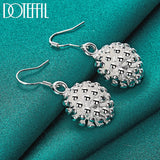 925 Silver Firework Flower Set Charm Jewelry
