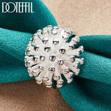 925 Silver Firework Flower Set Charm Jewelry