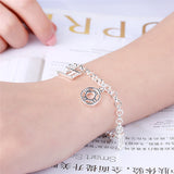 925 Silver Roman Numerals Bracelet For Women
